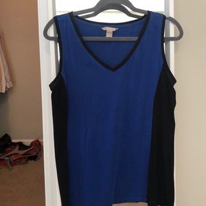 V Neck Luxe Tank Banana Republic